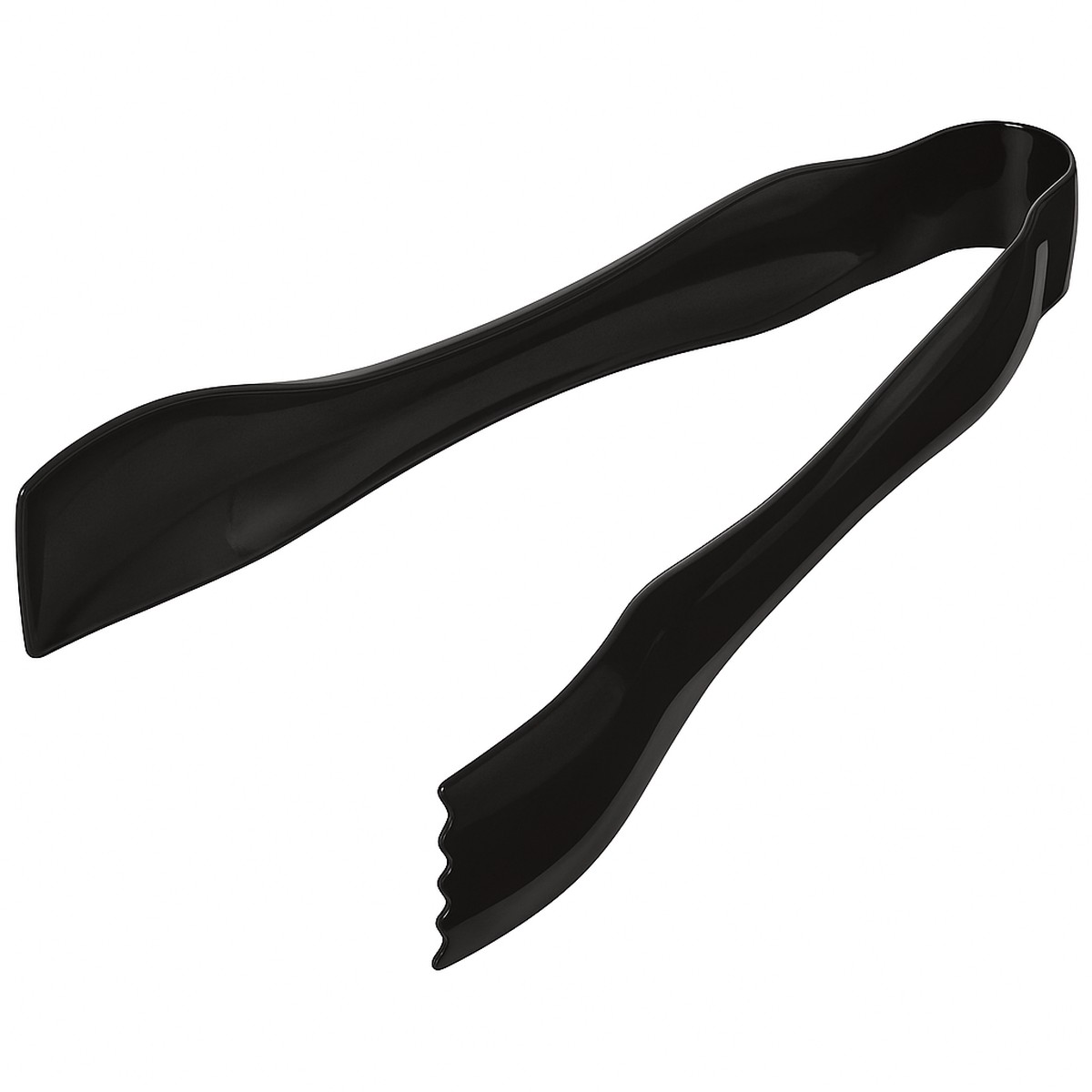 Black Mini Plastic Tongs - 2 Pack - Default Title