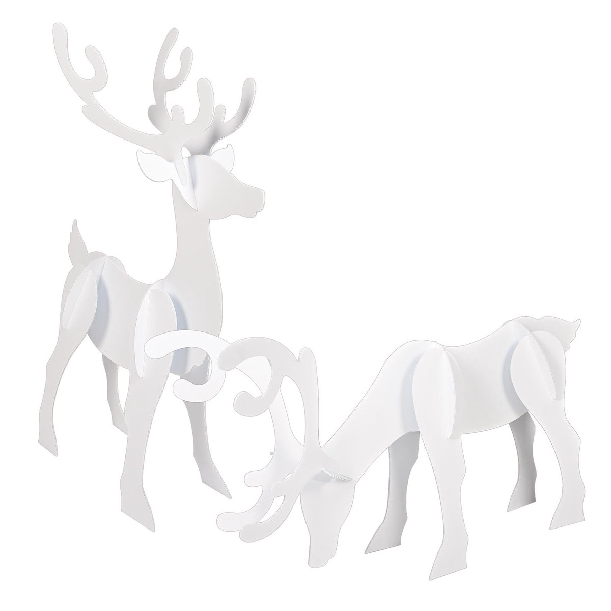 Christmas 3-D Reindeer Prop Decorations (2-Pack) - Default Title