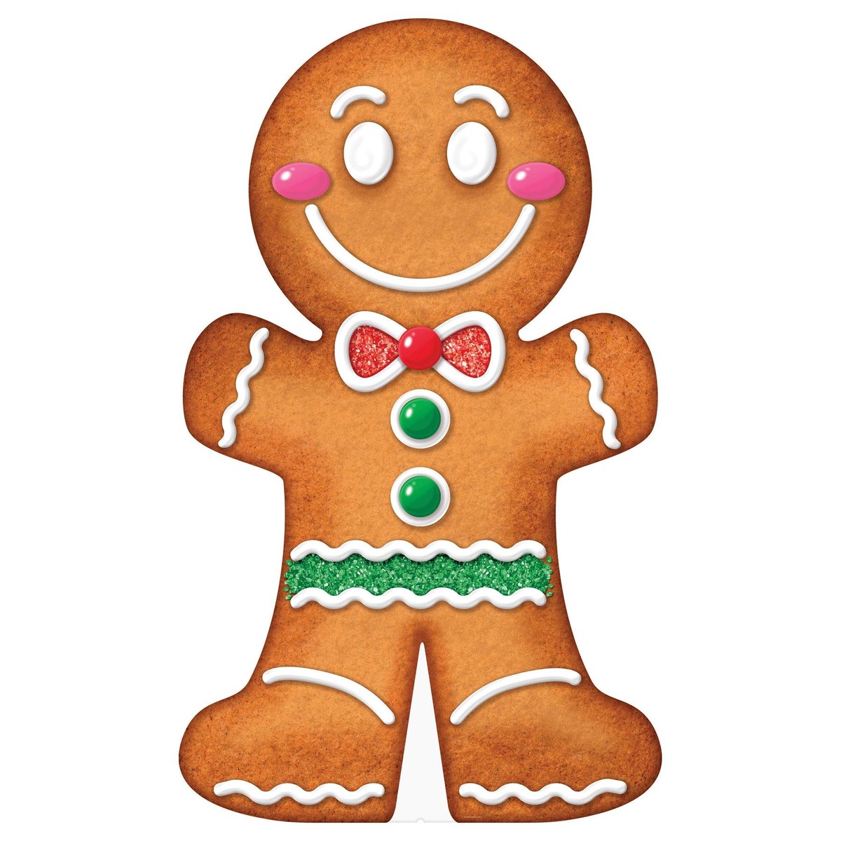 Gingerbread Man Cookie Stand-Up Decoration - Default Title