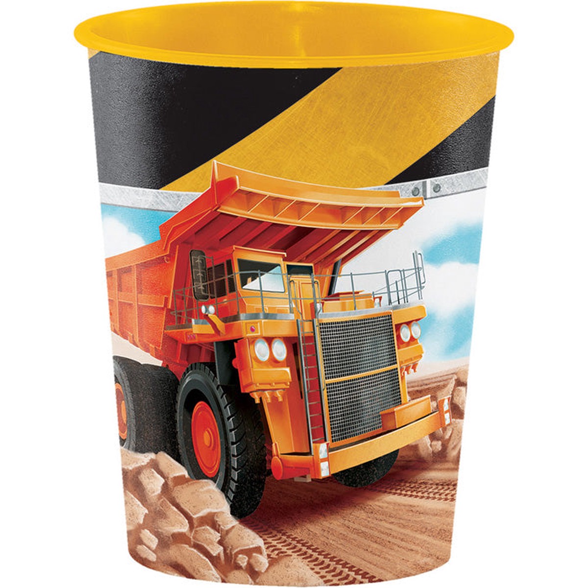 12/Case Bulk Big Dig Construction 16 oz Plastic Cups - Default Title