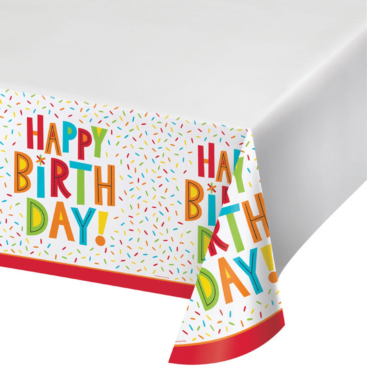 12/Case Bulk Birthday Fun Plastic Tablecloths - Default Title