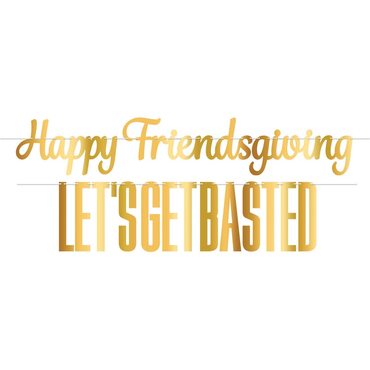 12 Pack Bulk Foil Friendsgiving Streamer Set - Default Title