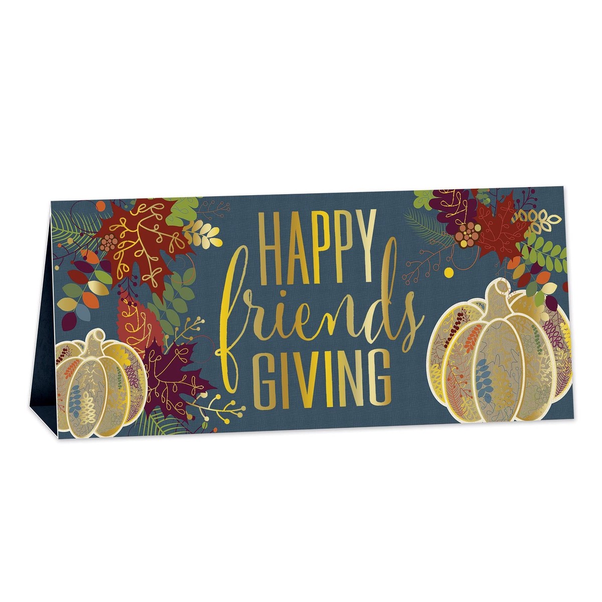 12 Pack Bulk 3-D Foil Happy Friendsgiving Centerpiece - Default Title