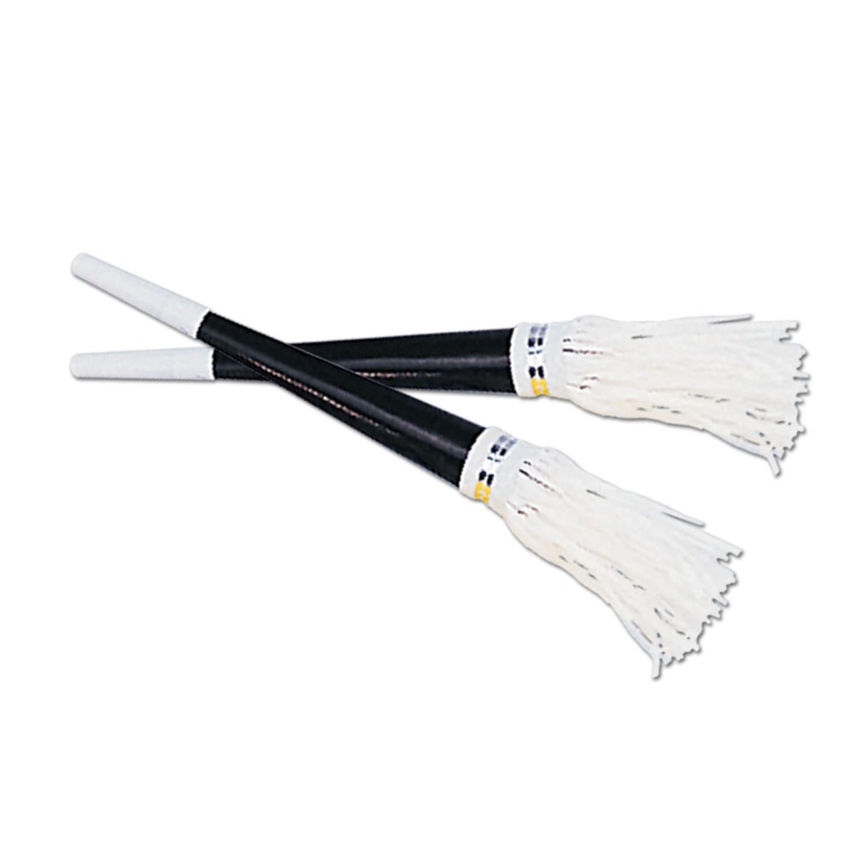 100 Pack Bulk Black New Years Party Horns with White Tassel - Default Title