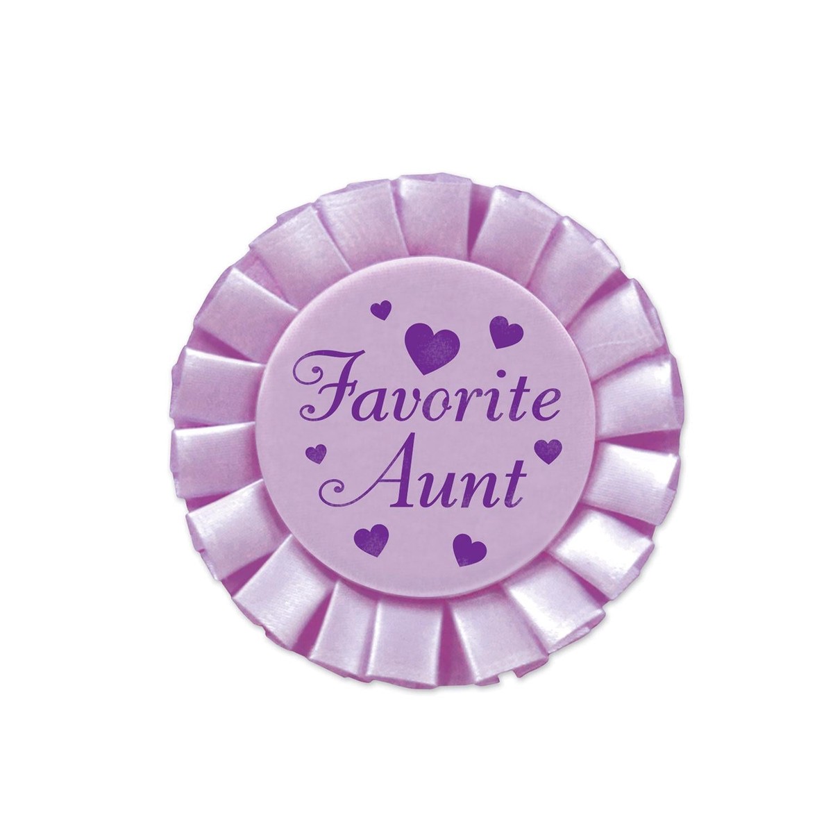 12 Pack Bulk Favorite Aunt Satin Button - Default Title