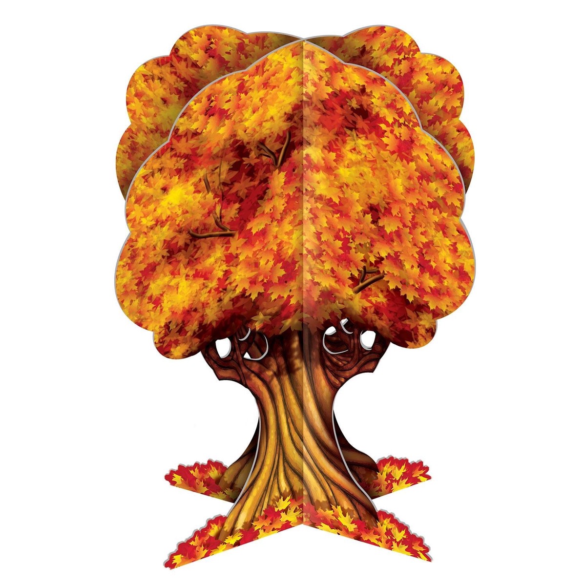 12 Pack Bulk Thanksgiving 3-D Fall Tree Centerpiece - Default Title