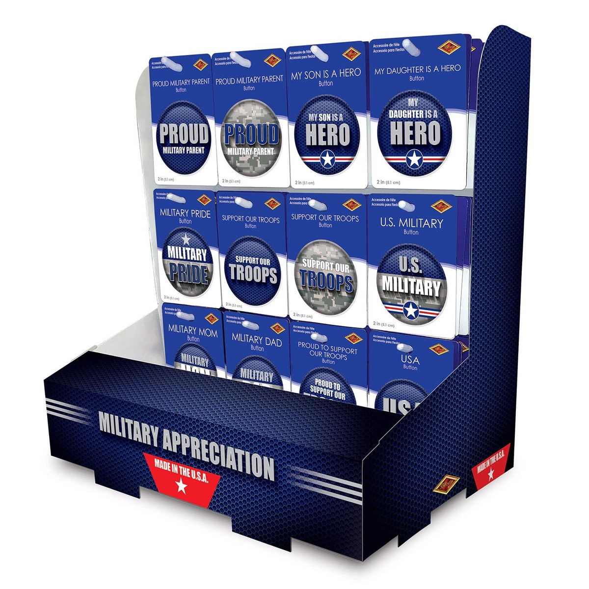 108 Piece Bulk Air Force Military Appreciation Counter Display - Default Title