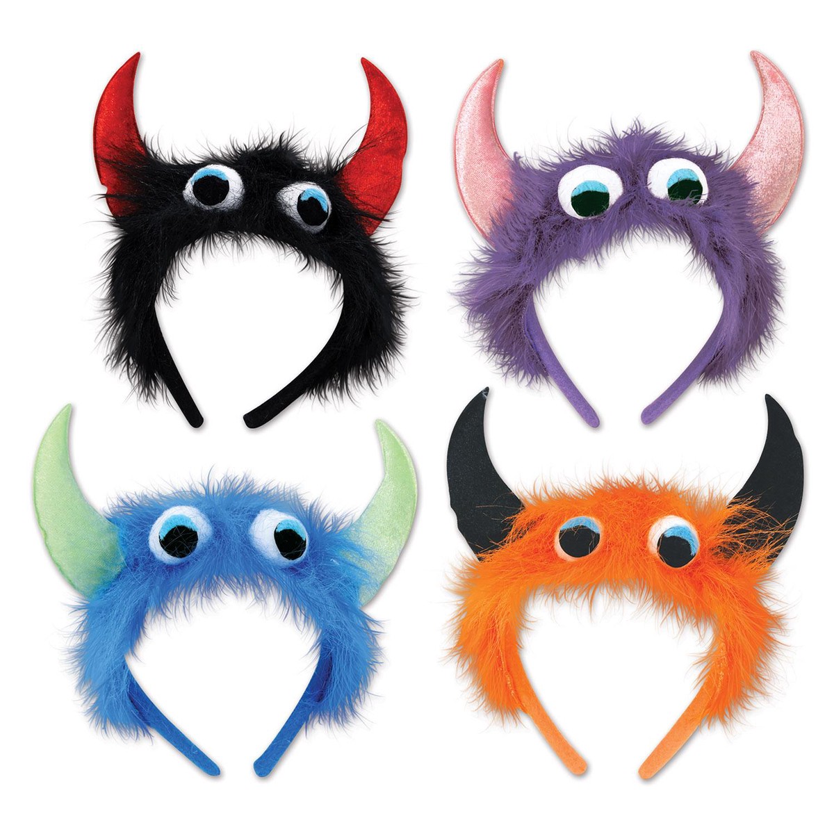 12 Pack Beistle Halloween Monster Headband - Default Title