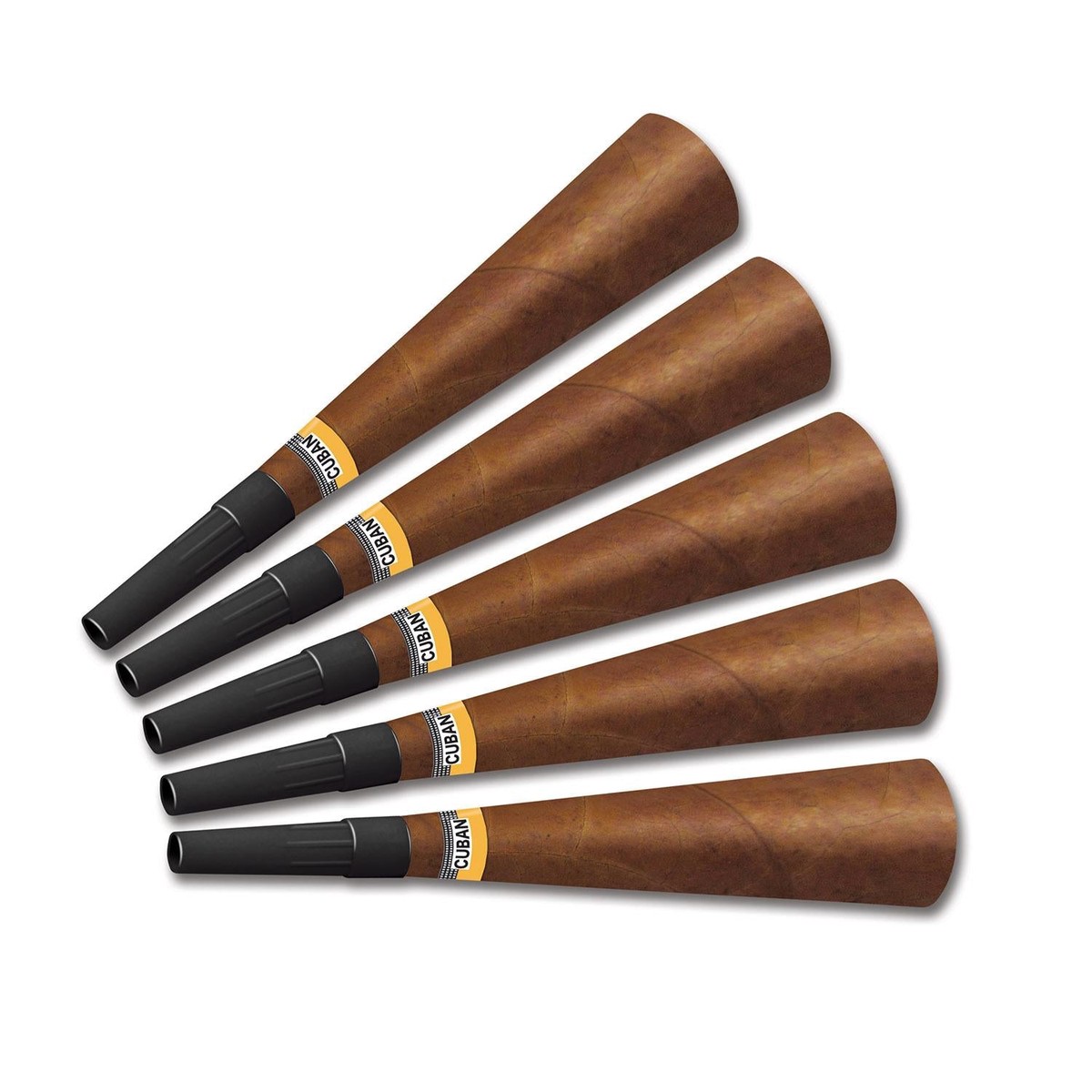 100 Pack Bulk New Year's Eve Cigar Horns - Default Title