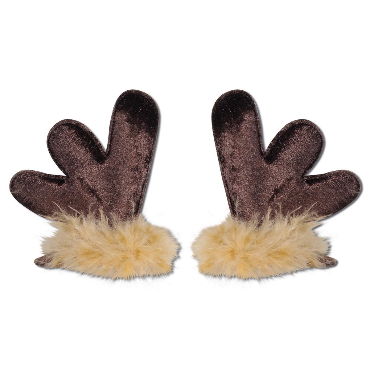 12 Pack Bulk Christmas Antler Hair Clips - Default Title